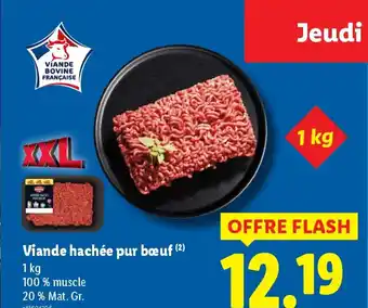 Lidl Viande hachée pur boeuf offre
