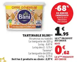 U Express Tartinable blini offre
