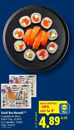 Lidl Sushi Box Komaki offre