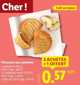 Lidl Chausson aux pommes offre