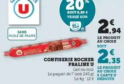 U Express Confiserie rocher praline u offre
