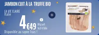 La Vie Claire Jambon cuit à la truffe bio offre