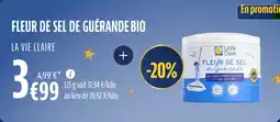 La Vie Claire Fleur de sel de guérande bio offre