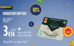 La Vie Claire Roquefort aop bio offre