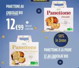 La Vie Claire Panettone au chocolat bio offre