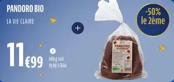 La Vie Claire Pandoro bio offre
