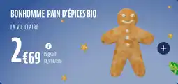 La Vie Claire Bonhomme pain d'épices bio offre