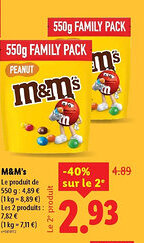 Lidl M&M's offre