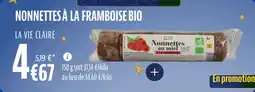 La Vie Claire Nonnettes à la framboise bio offre