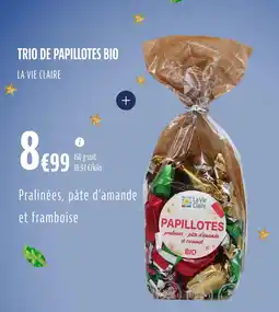 La Vie Claire Trio de papillotes bio offre