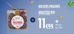 La Vie Claire Rochers pralinés noisettes bio offre