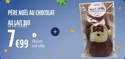 La Vie Claire Père noël au chocolat au lait bio offre