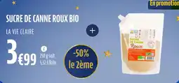 La Vie Claire Sucre de canne roux bio offre
