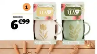 Gifi Coffret mug et thé offre