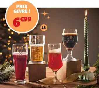 Gifi Coffret 4 verres à bière offre