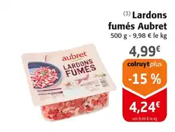 Colruyt Aubret lardons fumés offre