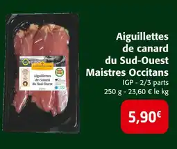 Colruyt Maistres occitans aiguillettes de canard du sud-ouest offre