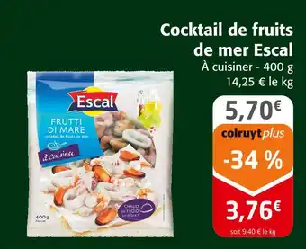 Colruyt Escal cocktail de fruits de mer offre