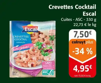 Colruyt Escal crevettes cocktail offre