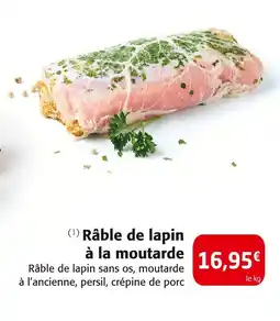 Colruyt Râble de lapin à la moutarde offre
