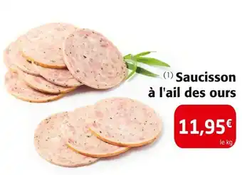 Colruyt Saucisson à l'ail des ours offre