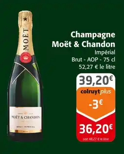 Colruyt Moët & chandon champagne offre
