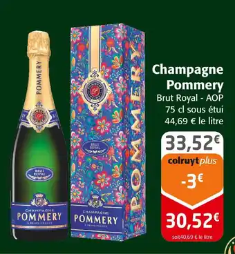 Colruyt Pommery champagne offre