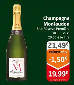 Colruyt Montaudon champagne brut offre