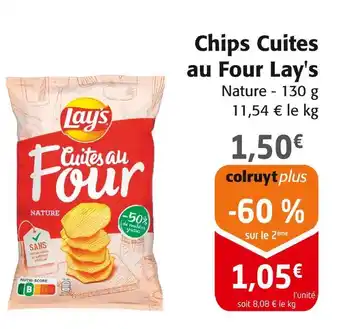 Colruyt Lay's chips cuites au four offre