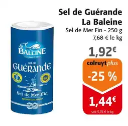 Colruyt La baleine sel de guérande offre