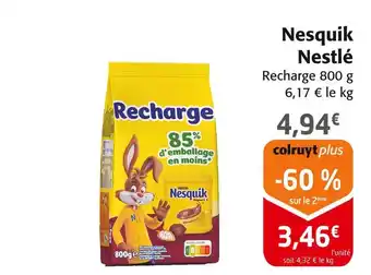 Colruyt Nestlé nesquik offre