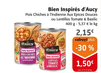 Colruyt D'aucy pois chiches offre