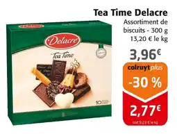 Colruyt Delacre tea time offre