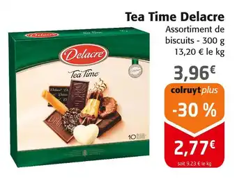 Colruyt Delacre tea time offre