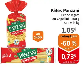 Colruyt Panzani pâtes offre
