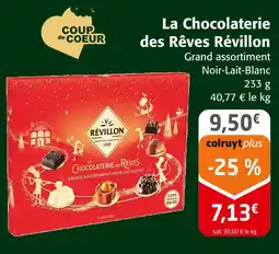 Colruyt Révillon la chocolaterie des rêves offre