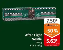 Colruyt Nestlé after eight offre