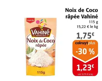 Colruyt Vahiné noix de coco râpée offre