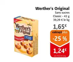 Colruyt Werther's original offre
