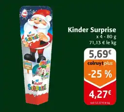 Colruyt Kinder surprise offre