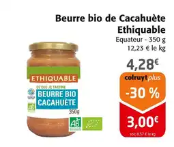 Colruyt Ethiquable beurre bio de cacahuète offre