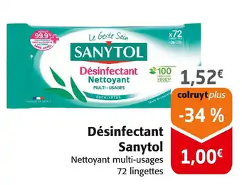 Colruyt Sanytol désinfectant offre