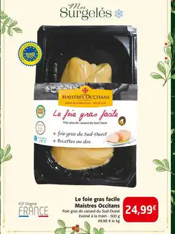 Colruyt Maistres occitans le foie gras facile offre
