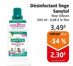 Colruyt Sanytol désinfectant linge offre