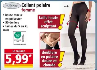 Norma Ellenor collant polaire femme offre