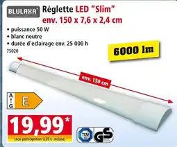 Norma Bulaxa réglette led slim offre