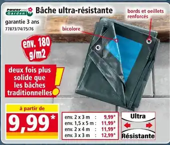 Norma Bâche ultra-résistante offre