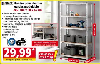Norma Kraft werkzeuge étagère pour charges lourdes modulaire offre
