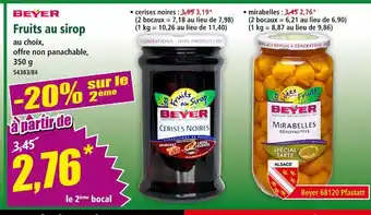 Norma Beyer cerises noires offre