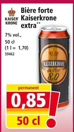 Norma Kaiserkrone bière forte kaiserkrone extra offre
